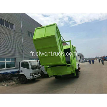 Camion compacteur de déchets solides garanti 100% Dongfeng 12cbm